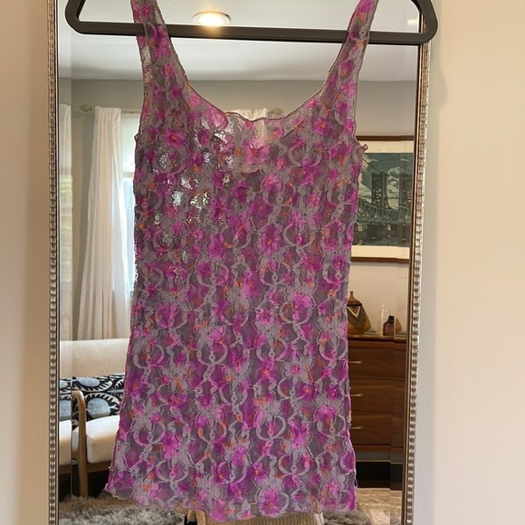 Free People Intimately Sheer Lace Floral Top - Picture 6 of 8